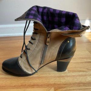 Italian leather boots size 38